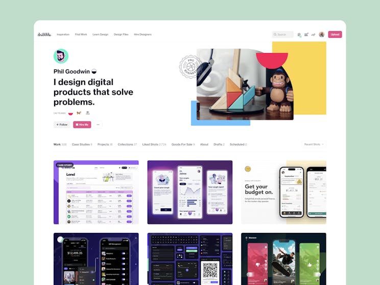 ui ux designer portfolio example